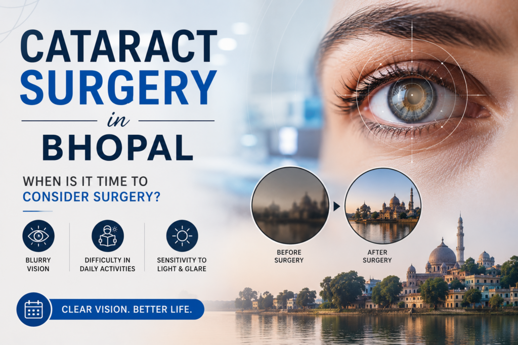 Cataract Surgery in Bhopal: When Is It Time to Consider Surgery?